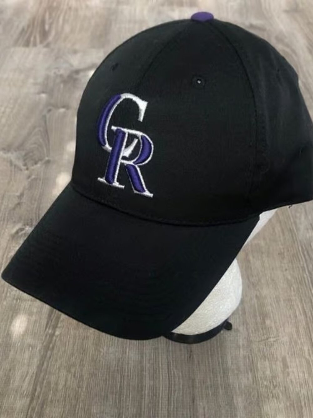 Vtg Colorado Rockies MLB Signatures Brand Adjustable Snapback Baseball Hat Cap
